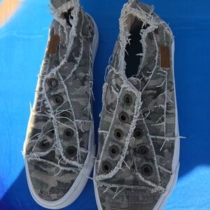 Camouflage Slip-On Sneakers